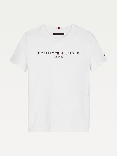 Remera unisex  para niños con logo estampado