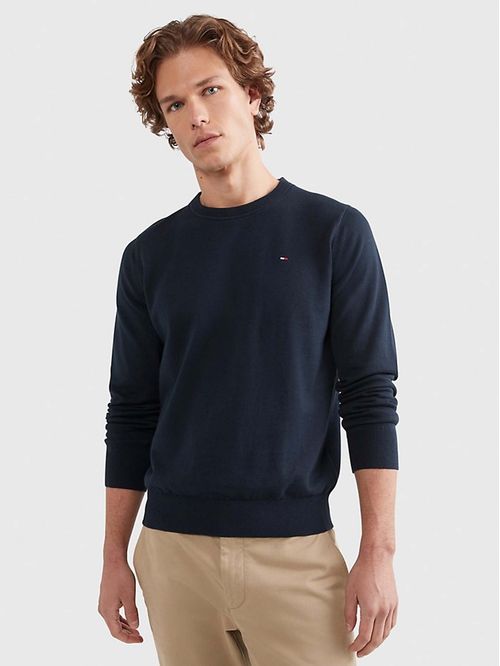 Sweater básico de algodón regular fit
