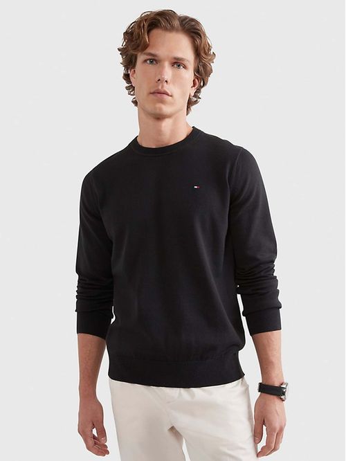 Sweater básico de algodón regular fit
