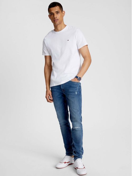 Remera básica  cuello redondo slim fit