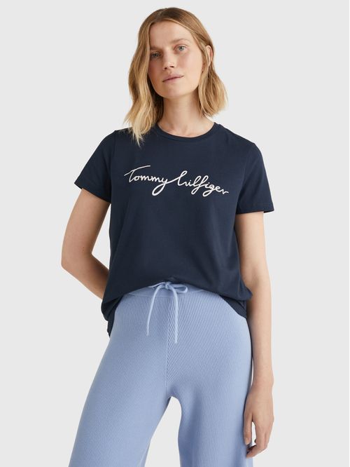 REMERA CON LOGO ESTAMPADO REGULAR FIT