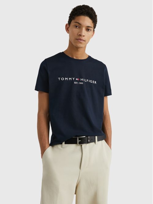 REMERA CON LOGO BORDADO SLIM FIT