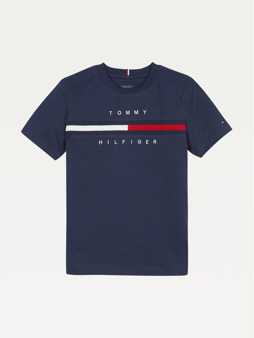 Remera para niño con logo estampado