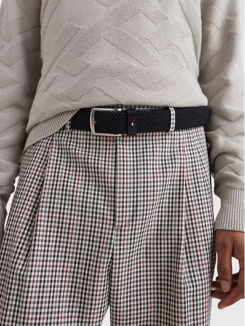 Cinturón Denton textil trenzado