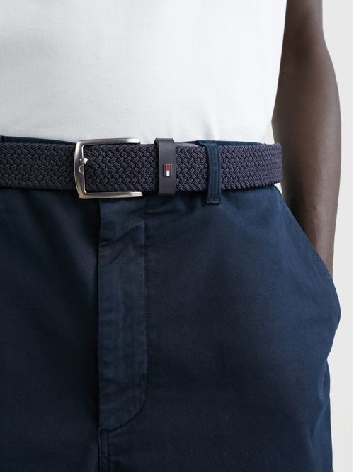 Cinturón Denton textil trenzado
