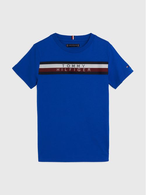 Remera con cinta con logo de Tommy Hilfiger