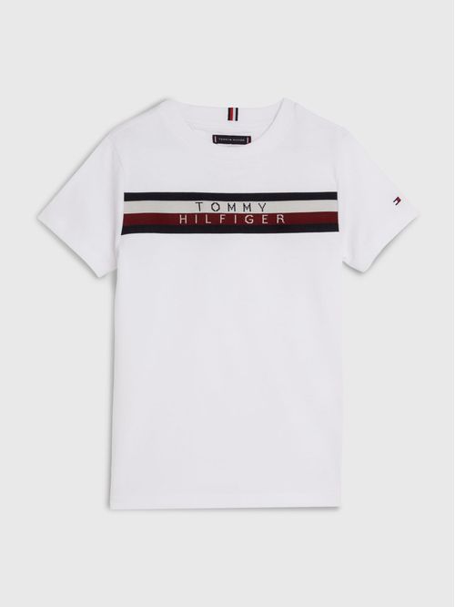 Remera con cinta con logo de Tommy Hilfiger