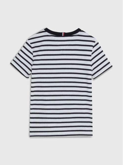 Remera de rayas marineras con bolsillo