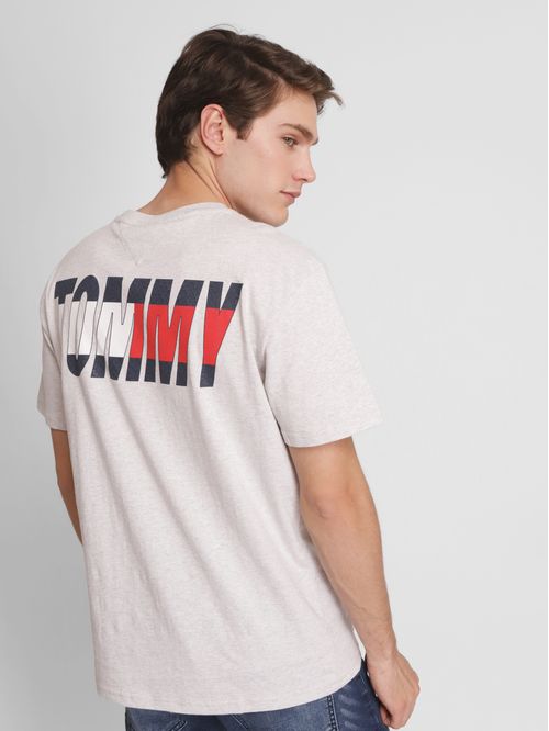 Remera TJ con logo estampado en la espalda