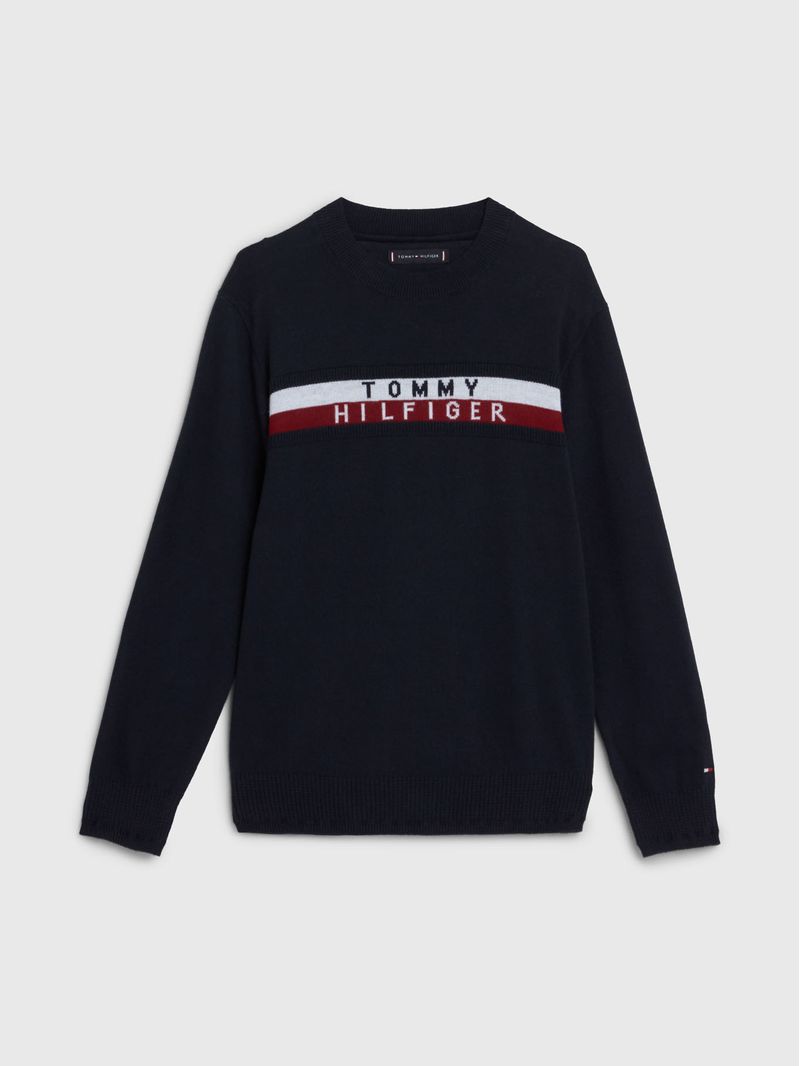 Sweater-con-cinta-distintiva-y-logo