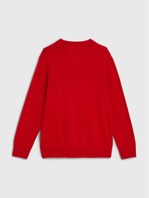 Sweater con cinta distintiva y logo