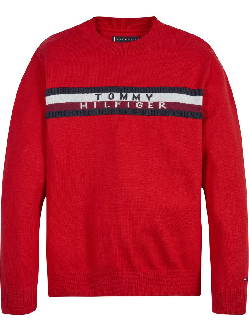 Sweater-con-cinta-distintiva-y-logo