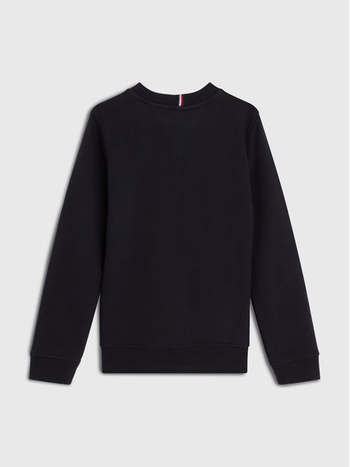 Sweater de cuello redondo con logo