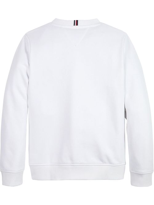 Sweater de cuello redondo con logo