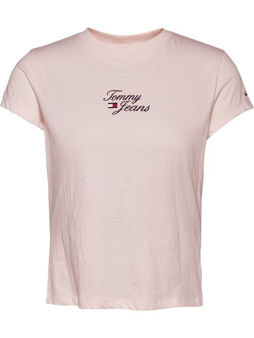 Remera Essential con logo estampado slim fit