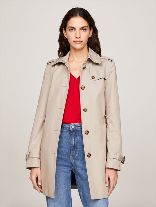Trench de gabardina