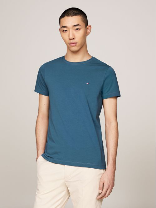 Remera básica  cuello redondo slim fit