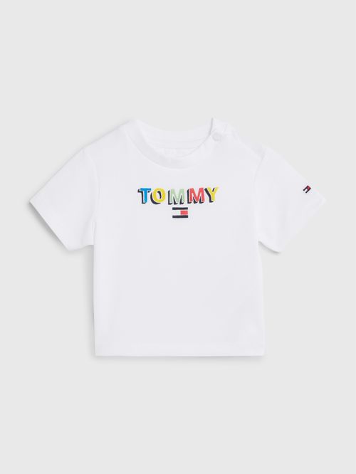 Remera  para bebé  con logo multicolor