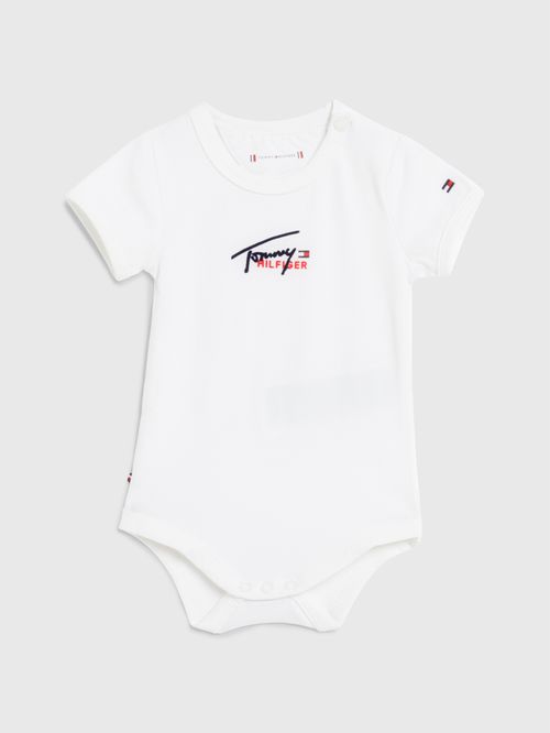 Body de punto con logo con la firma