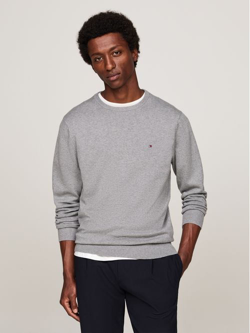 Sweater básico de algodón regular fit