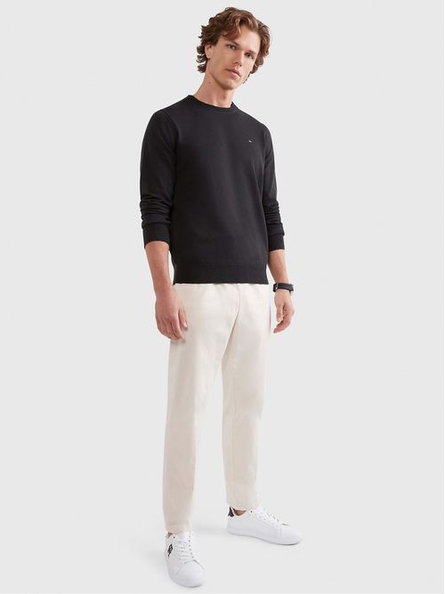 Sweater básico de algodón regular fit