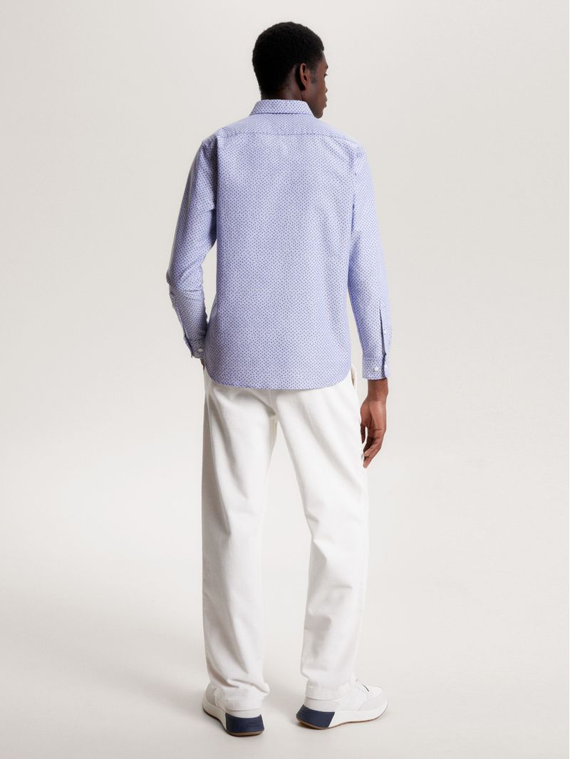 Camisa-de-corte-regular-con-micropuntos