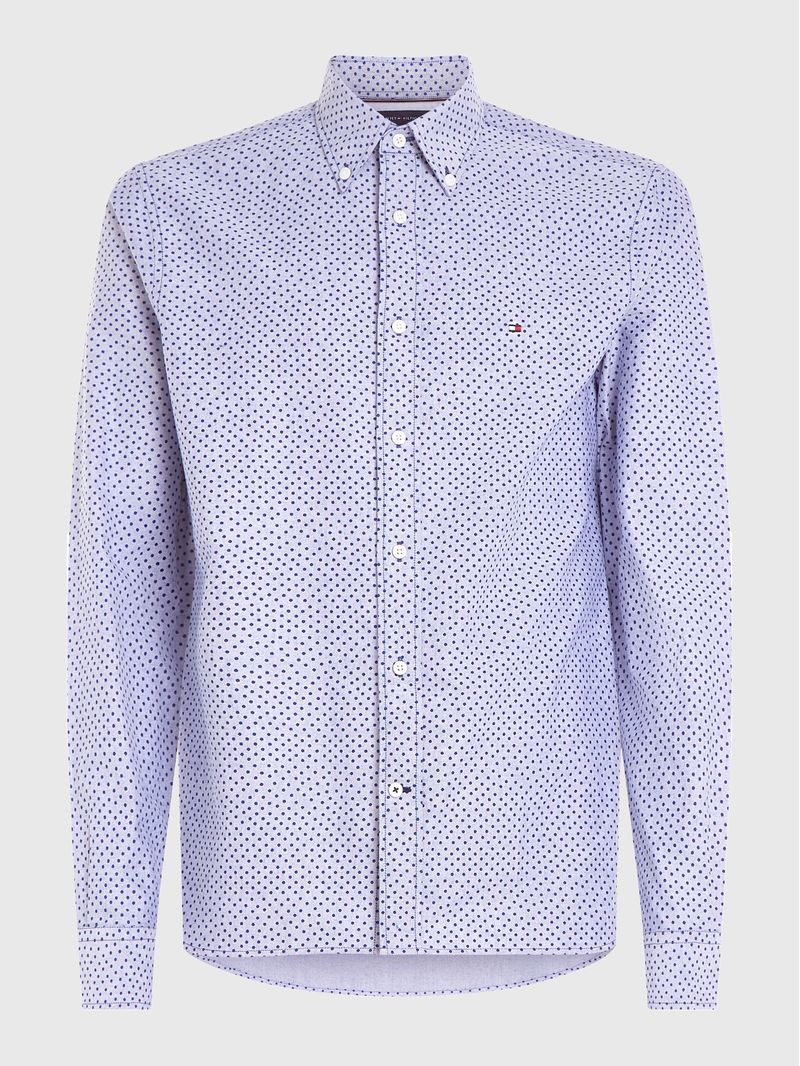 Camisa-de-corte-regular-con-micropuntos
