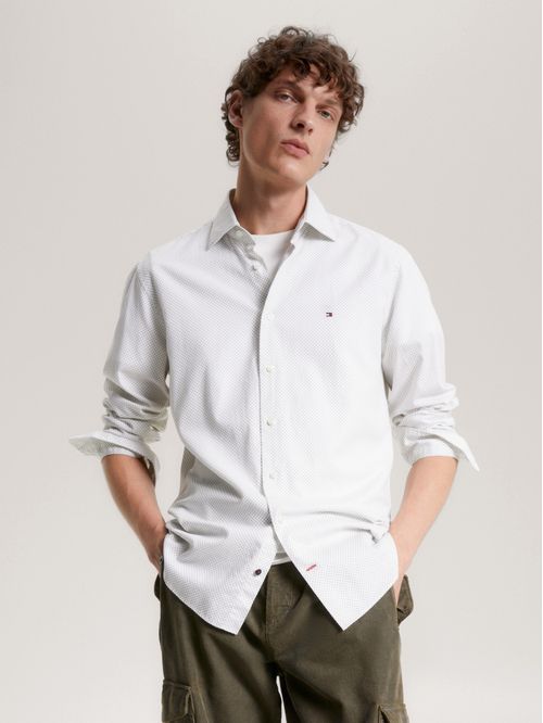 Camisa con estampado integral regular fit