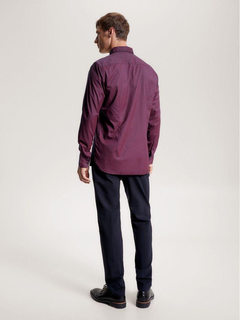 Camisa-de-corte-slim-con-microestampado