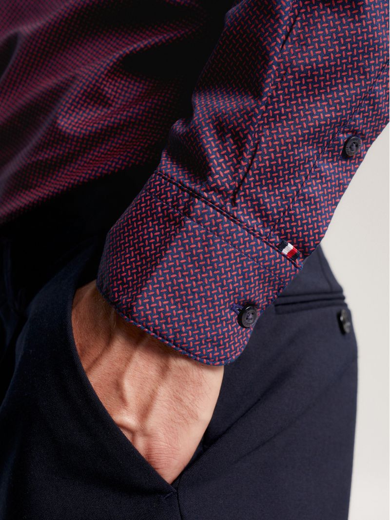 Camisa-de-corte-slim-con-microestampado