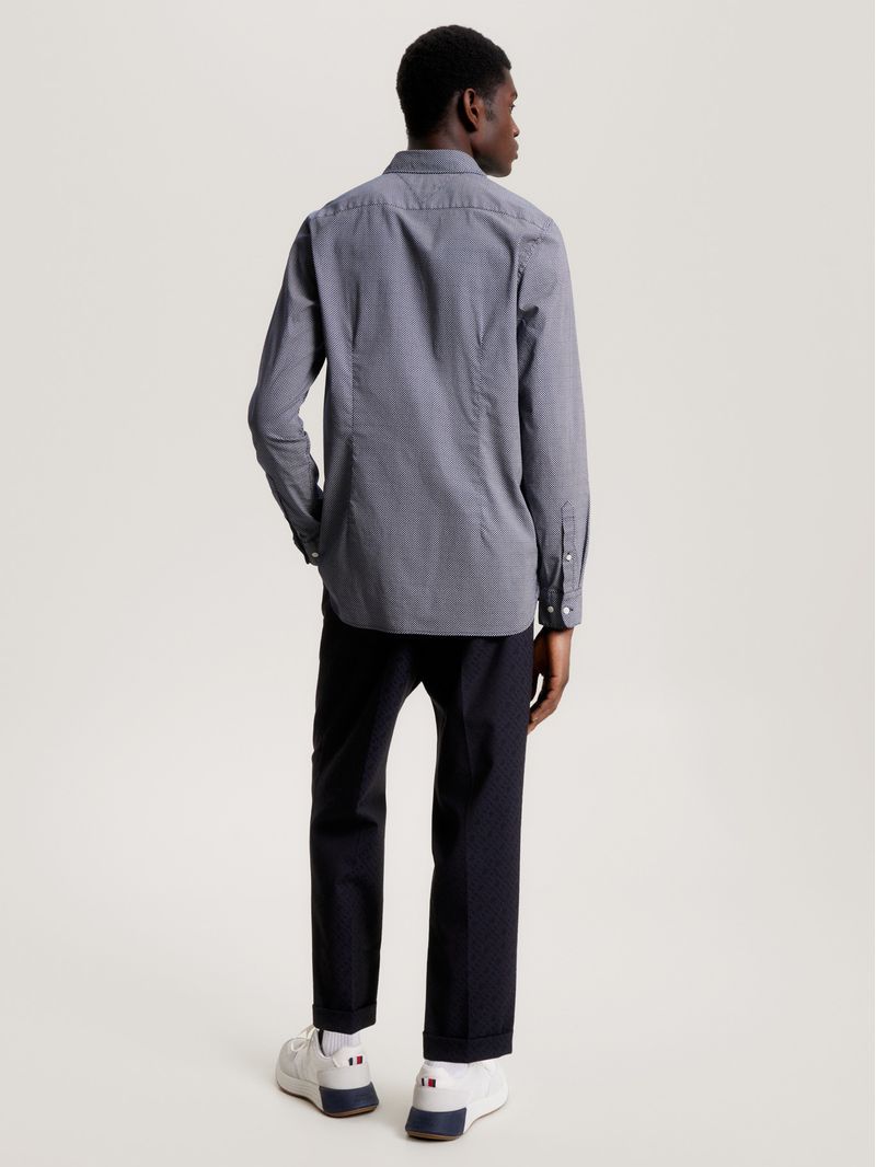 Camisa-de-corte-slim-con-microestampado