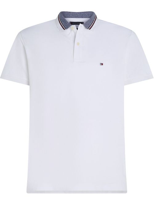 Chomba de corte regular y cuello ribeteado
