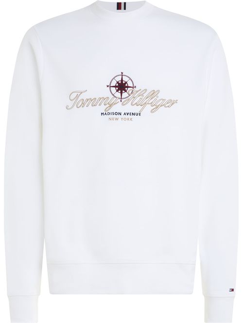 Buzo con logo dorado bordado