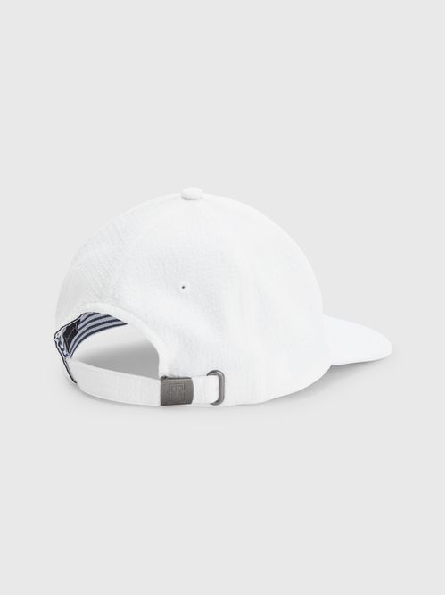 Gorra de béisbol texturizada con monograma