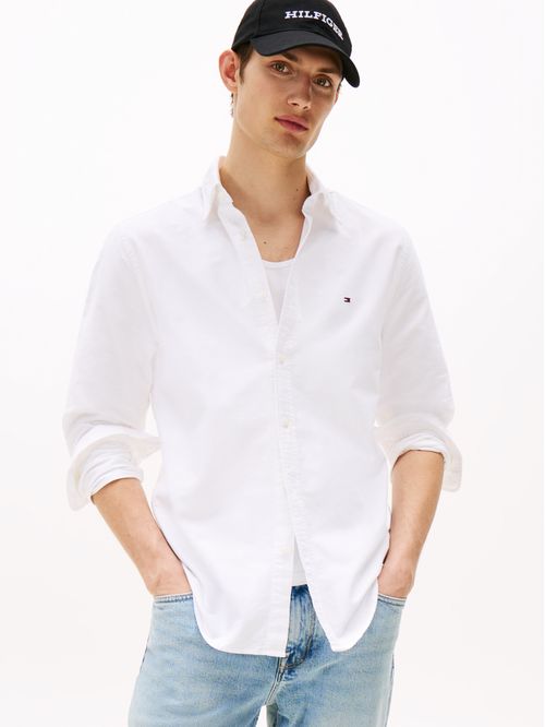 Camisa liviana oxford corte regular