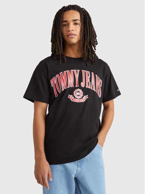 Remera TJ con logo en pecho y espalda