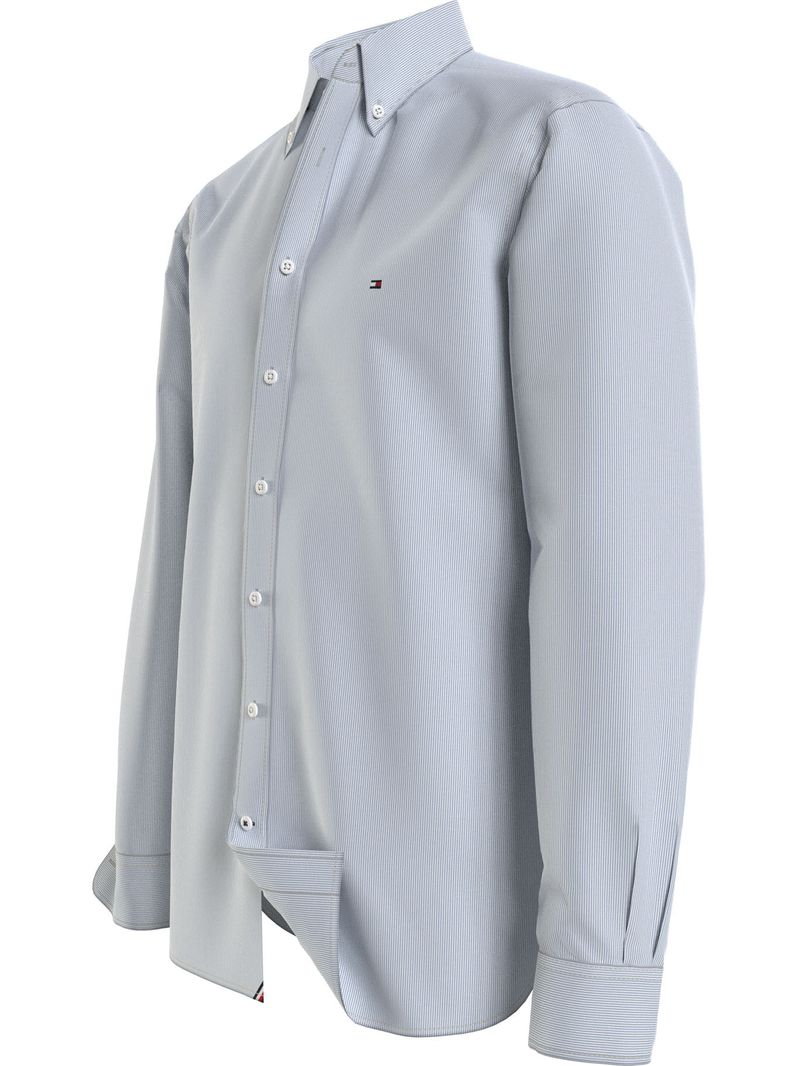 Camisa-de-corte-regular-con-logo-bordado-en-el-pecho