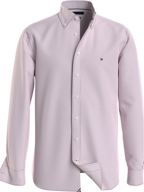 Camisa de corte regular con logo bordado en el pecho