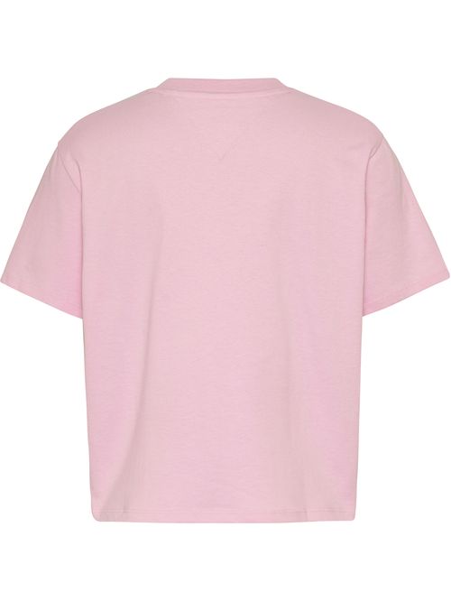 Remera essential de corte clásico con logo