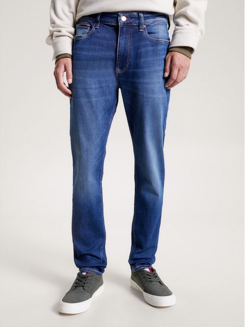 Jean Simon de corte skinny e desteñidos