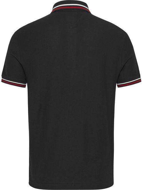 Polo de corte clásico con logo bordado