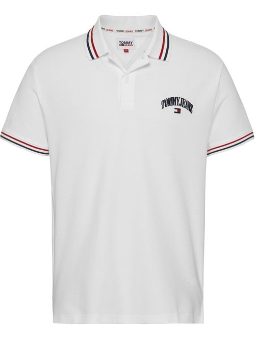 Polo de corte clásico con logo bordado