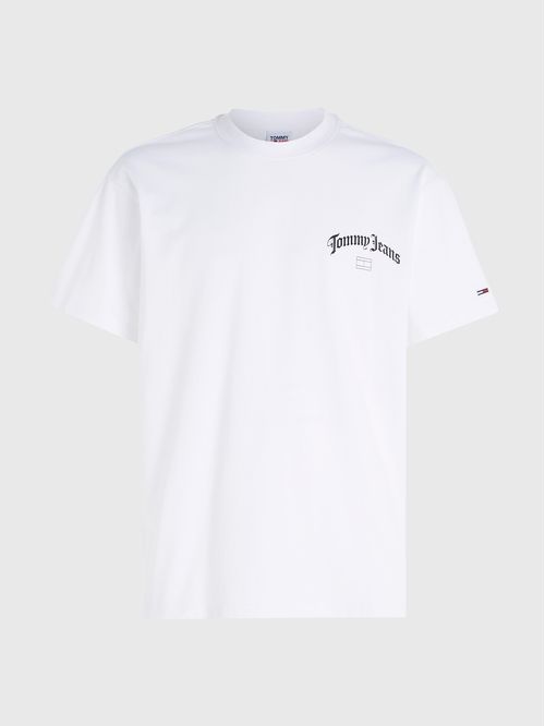 Remera con logo trasero y corte amplio