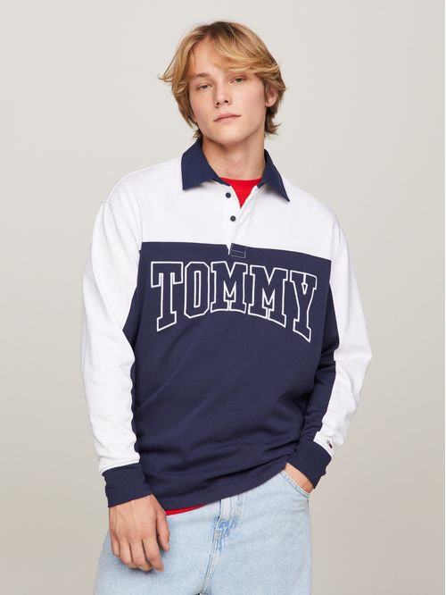 Chomba de rugby oversize color block