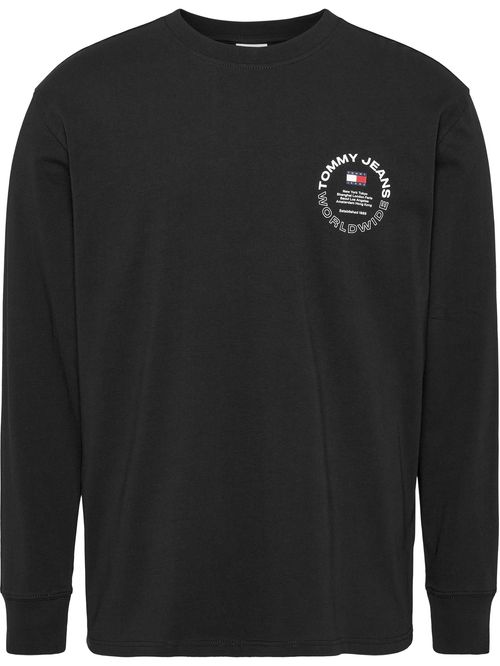 Remera de corte clásico con logo circular