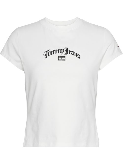Remera de corte slim con logo