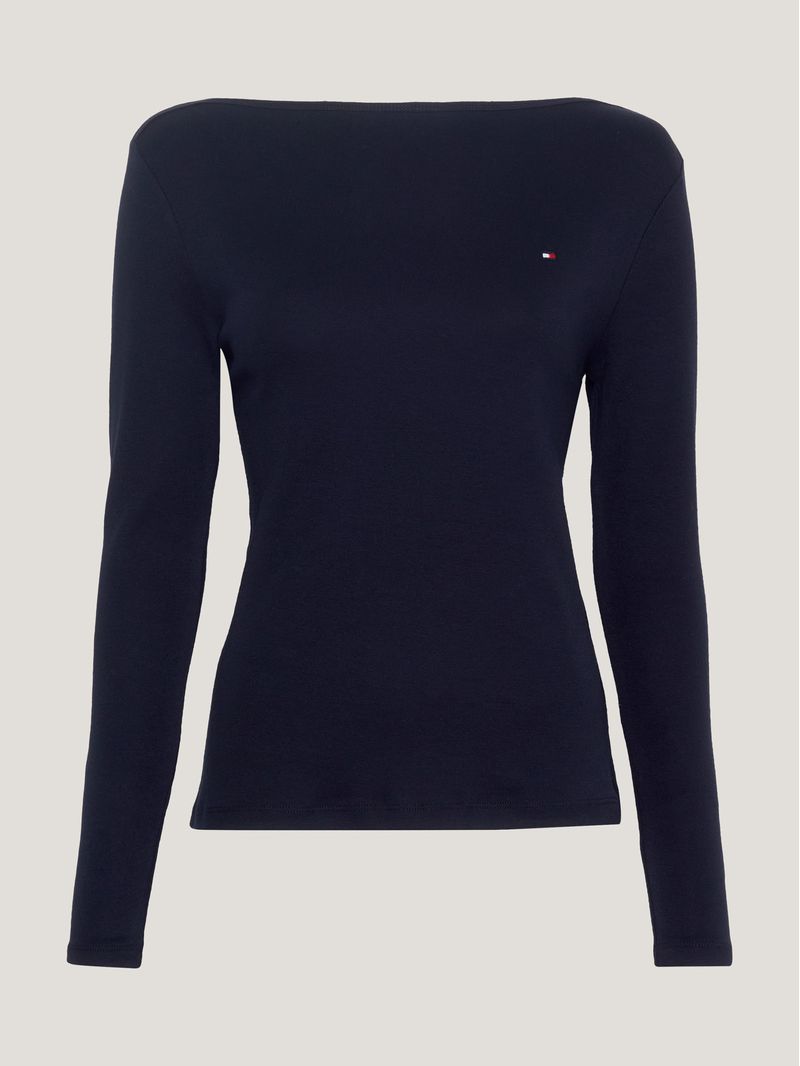 Sweater-de-corte-slim-con-cuello-barco