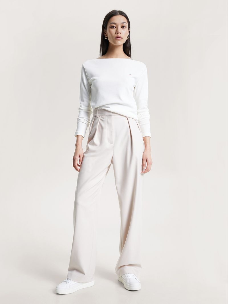Sweater-de-corte-slim-con-cuello-barco