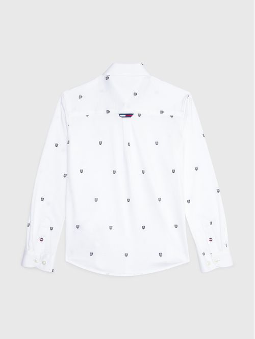 Camisa de punto con monogramas TH de corte regular