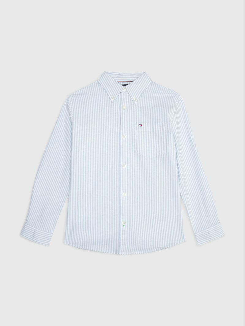 Camisa-Essential-con-motivo-de-rayas-Ithaca-de-corte-regular